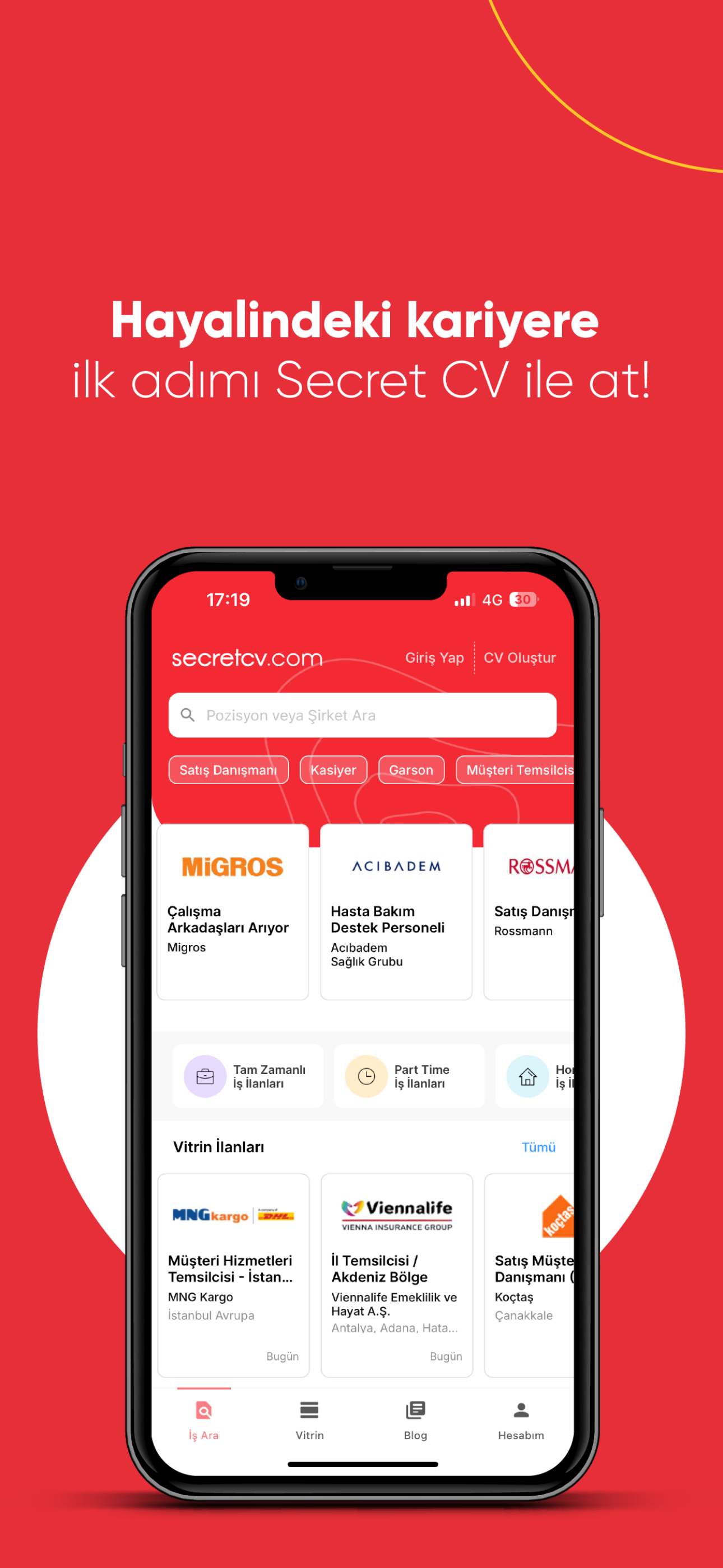 Secretcv - İş İlanı Ara & Bul