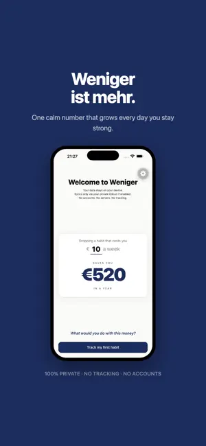 Less Is More: quit & earn screenshot 2