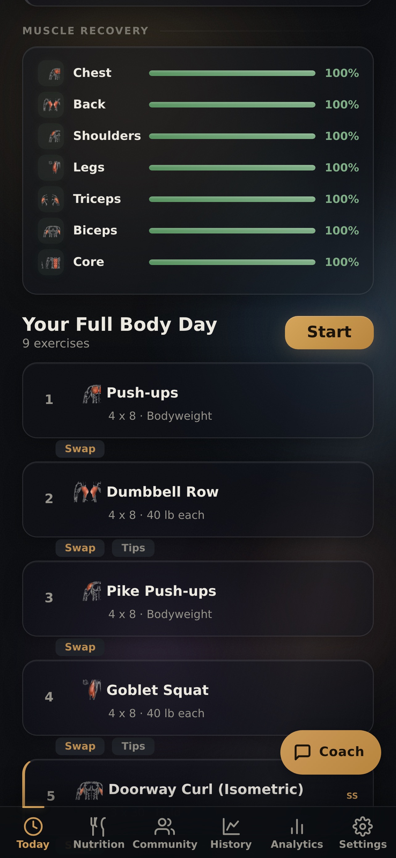 Screenshot 3 of Rust Fitness