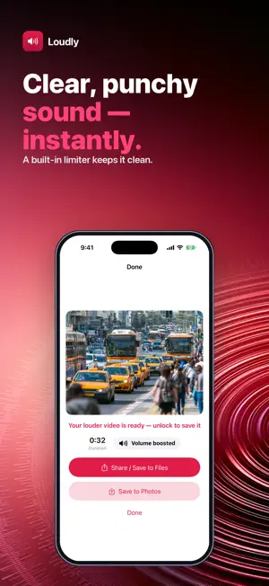 Loudly: Video Volume Booster screenshot 2