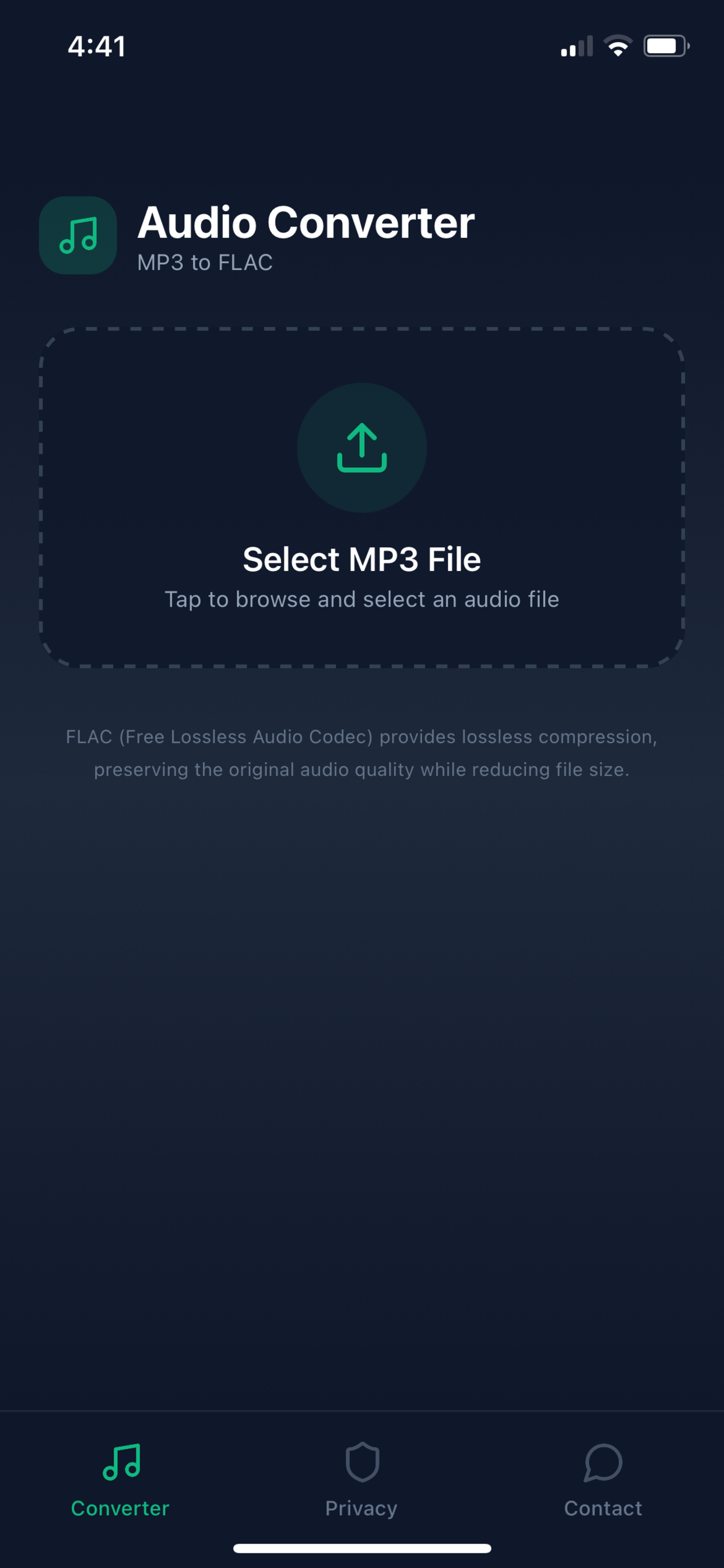 MP3 to FLAC Converter