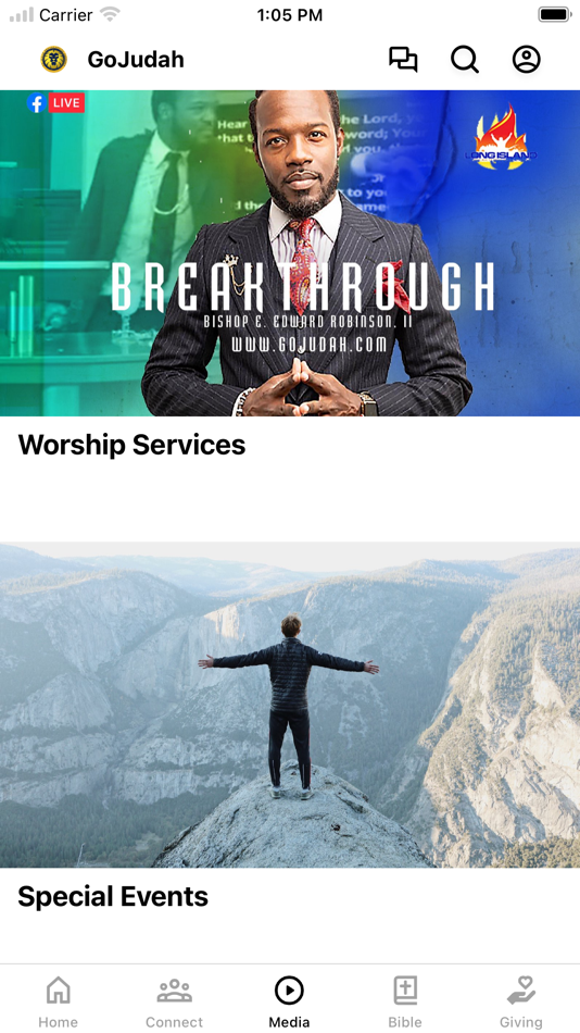 #3. Go’Judah Broadcasting Network (iOS) 由: GOJUDAH MINISTRY