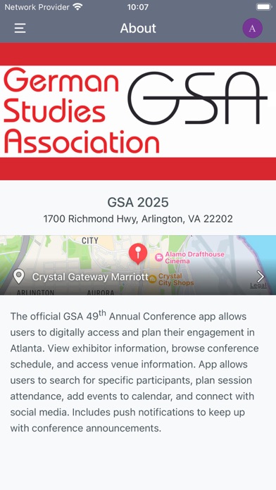 GSA Conference 2025 Screenshot
