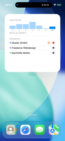 Timelogr: Zeiterfassung screenshot