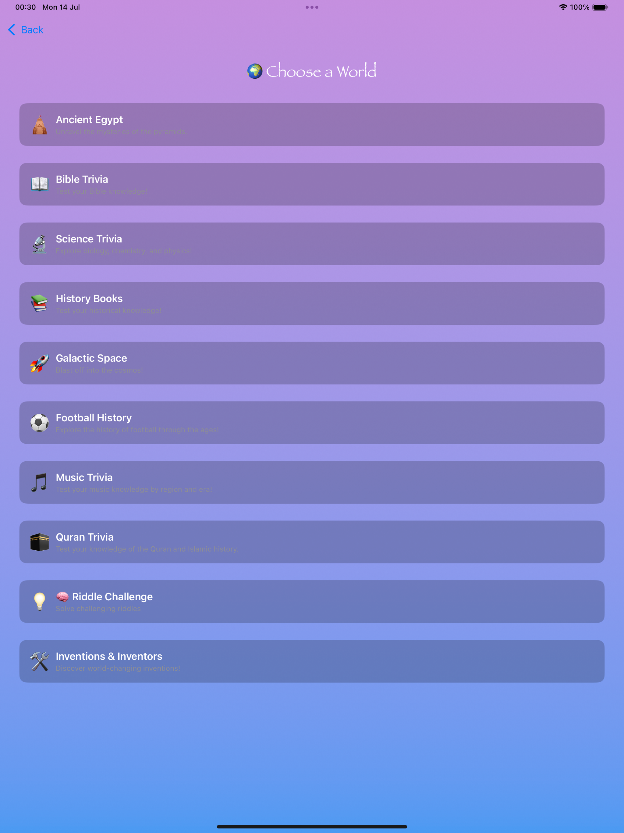 Mindquest Trivia screenshot 7