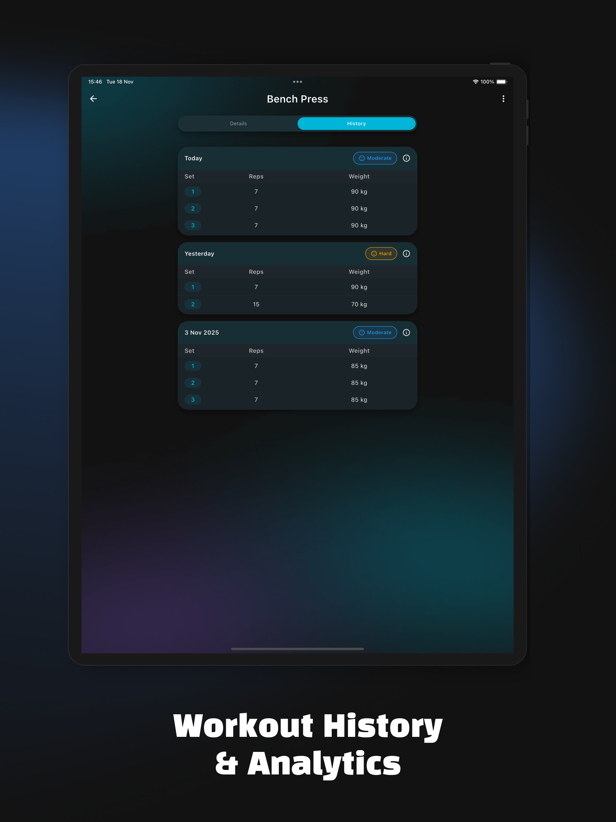 GymDroid - Gym Strength Log