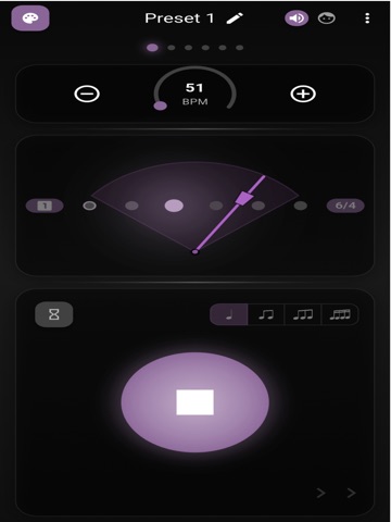 Metronome (MetroQ) iPad screenshot
