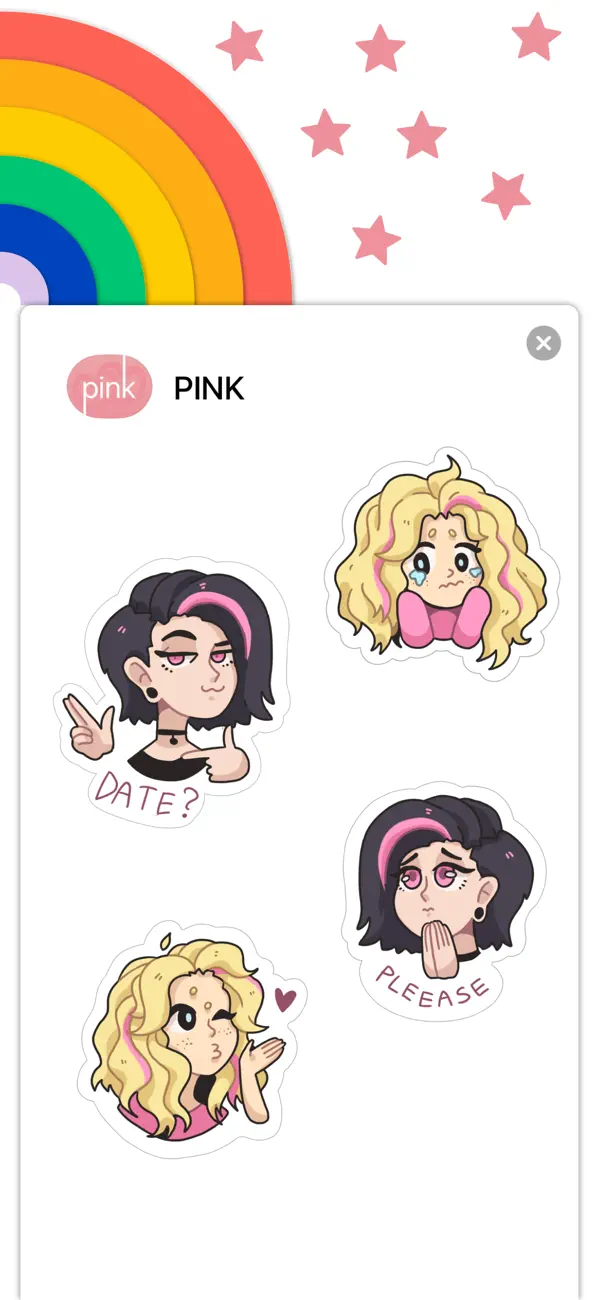 Screenshot #3 pour LGBT Lesbians Stickers