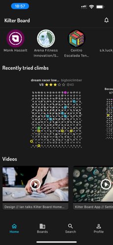 Kilter Board Climbing Wall App screenshot 2