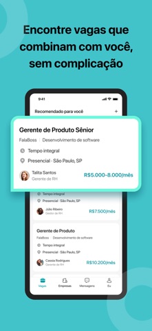 FalaBoss: Vagas por Chat iPhone screenshot 2