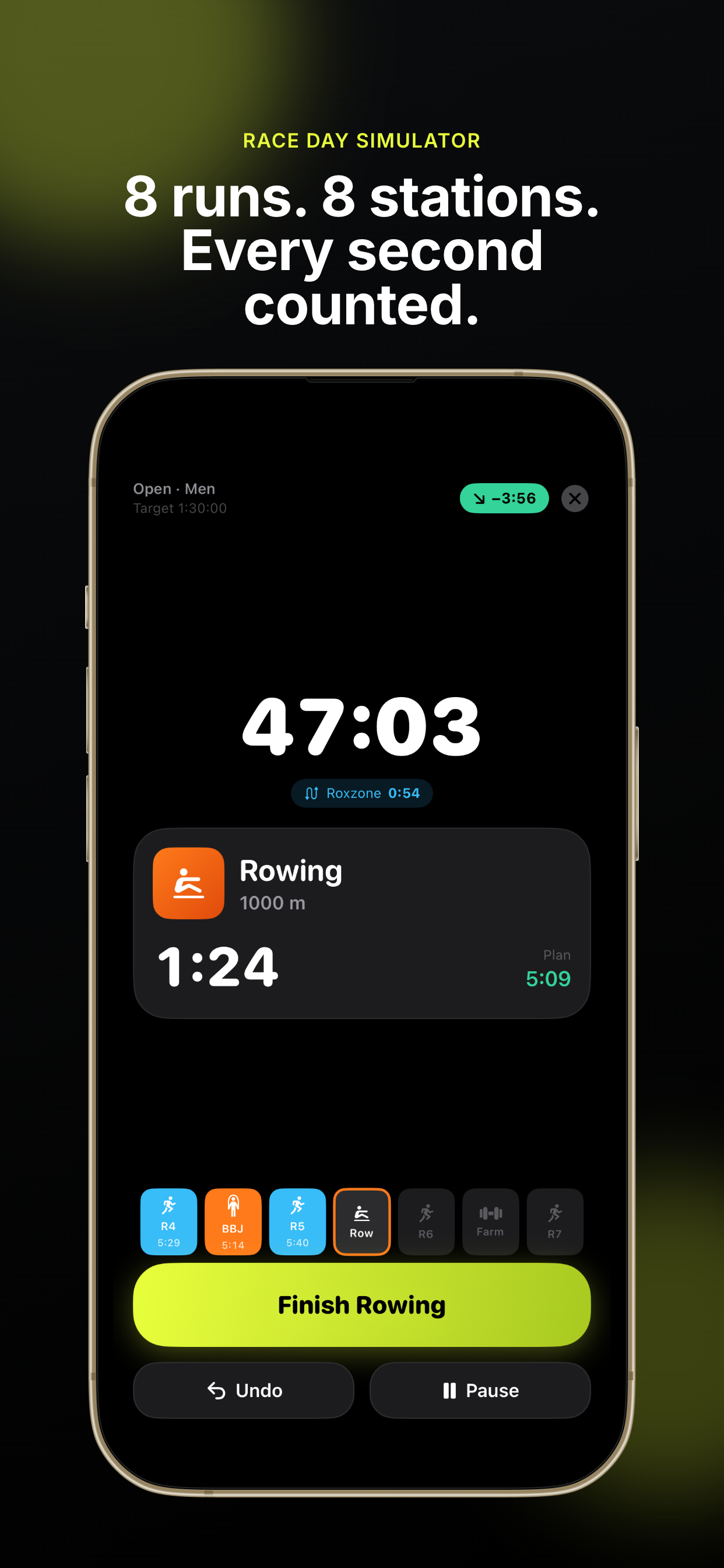 Hyrox Race Tracker: RoxLane screenshot 2