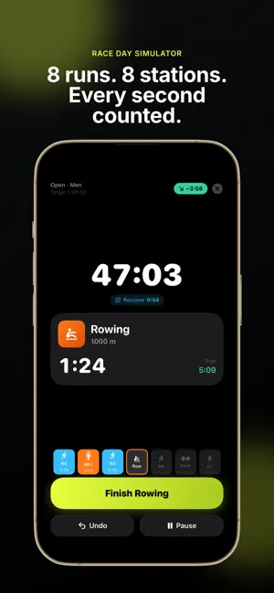 Hyrox Race Tracker: RoxLane screenshot 2
