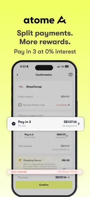 Atome SG - Shop Now, Pay Later screenshot 1