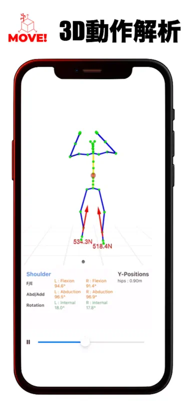 MOVE! - 3D Motion Analysis screenshot 1 of 5