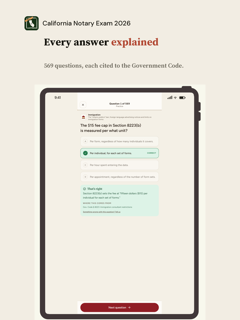 California Notary Exam 2026 screenshot 10