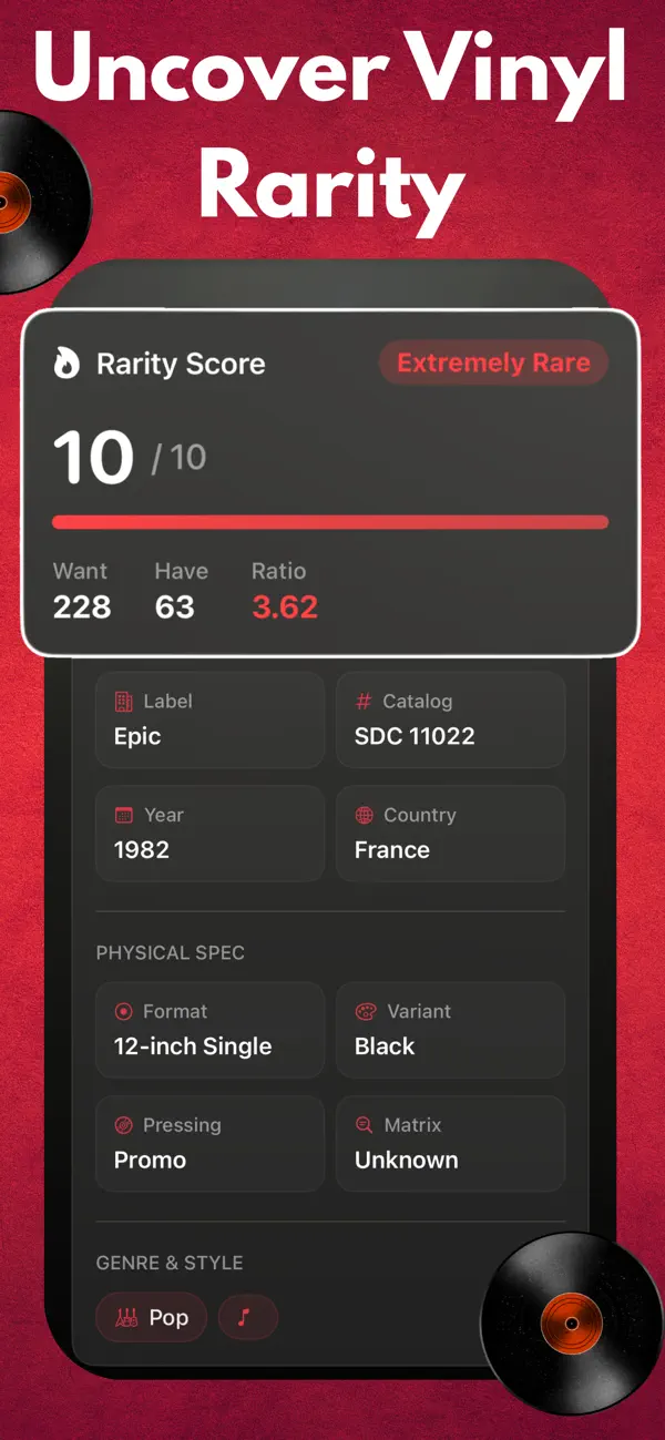 #5. Vinyl Snap Identifier (iOS) Podle: Bouazza El Amri