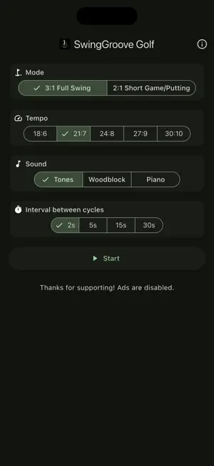 SwingGroove Golf screenshot 4