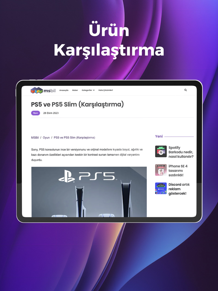 MSBil - Teknoloji Haberleri