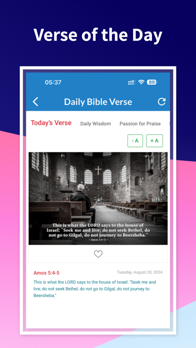 Holy Bible NIV - Audio & Verse Screenshot