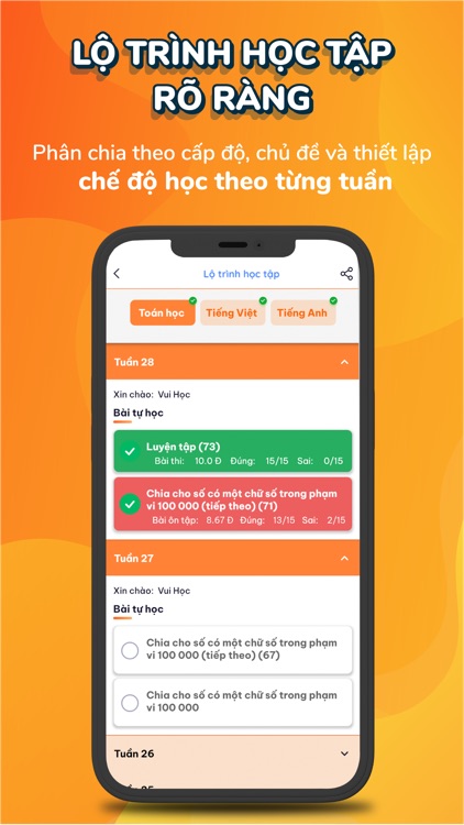 VUIHOC: Học online từ lớp 1-12