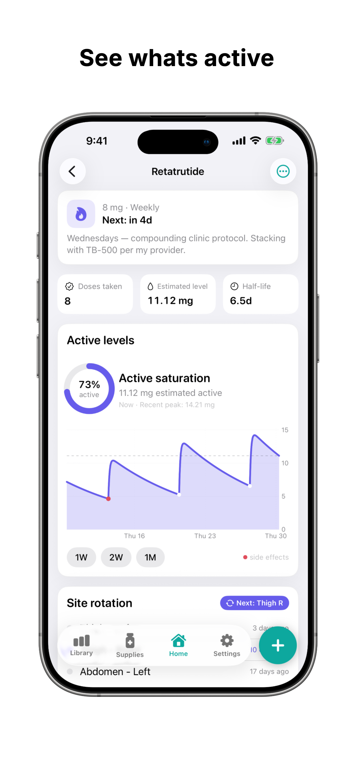 Stackr - Peptide Tracker screenshot 5