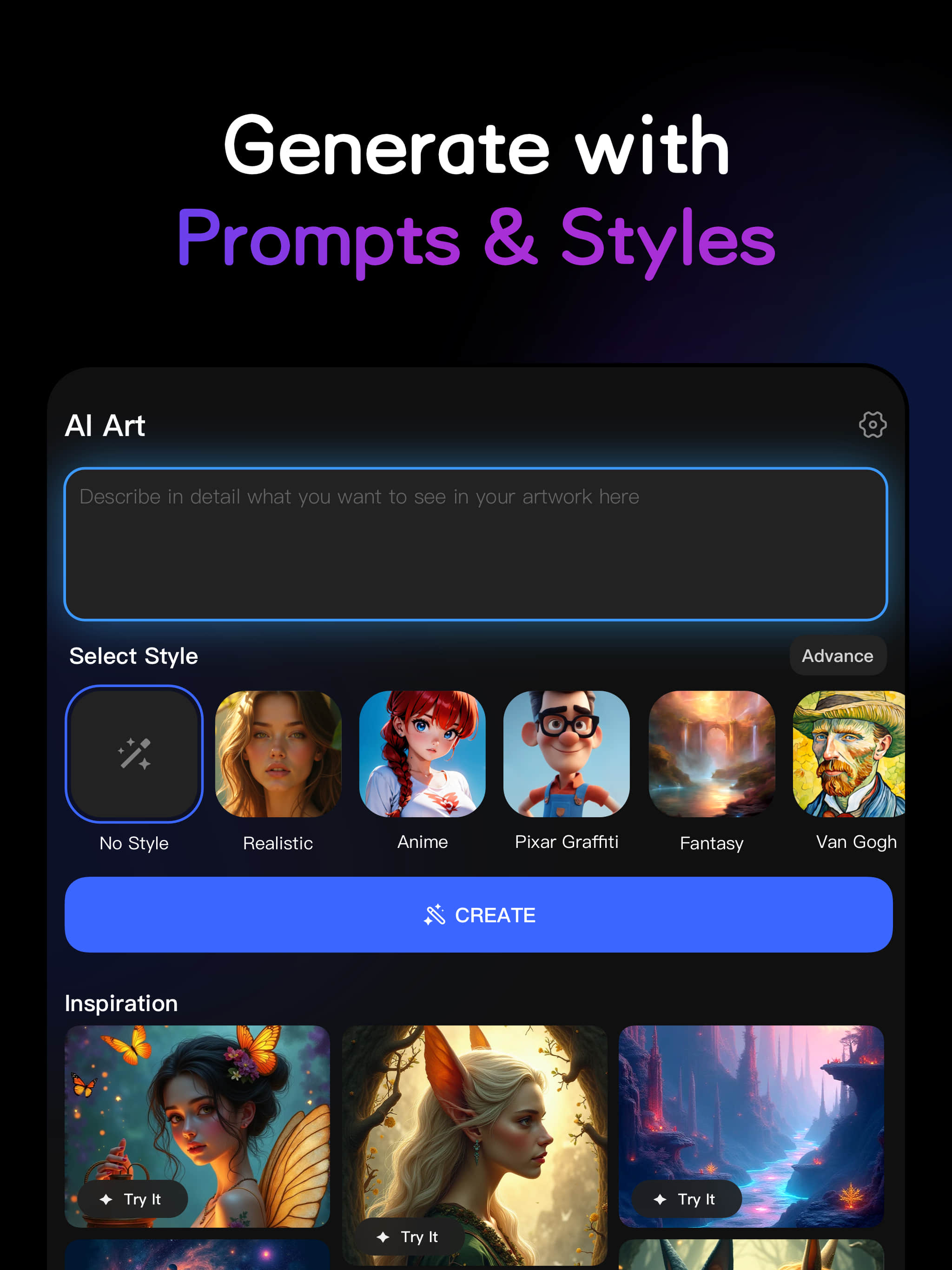 AI Art - AI Photo Generator .