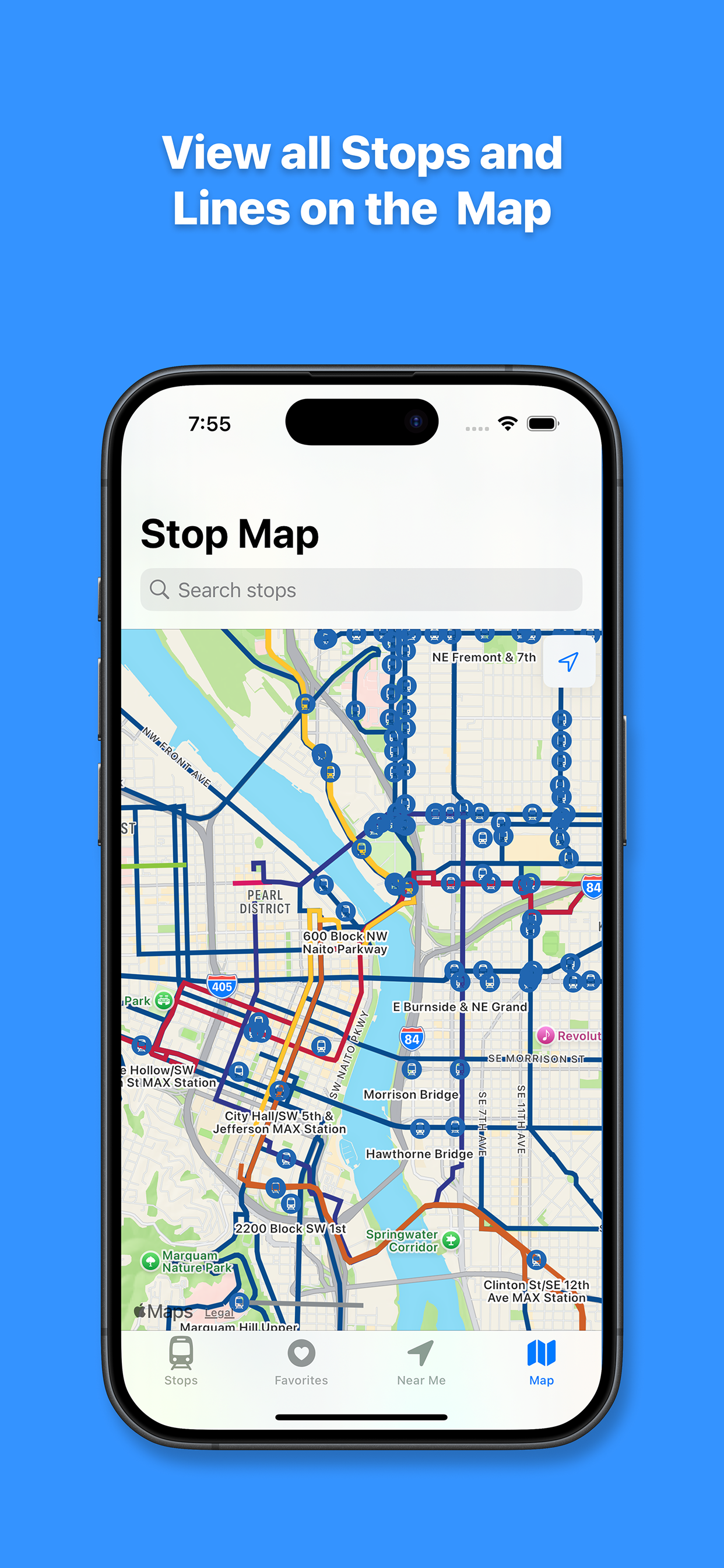 Portland Bus: TriMet Tracker
