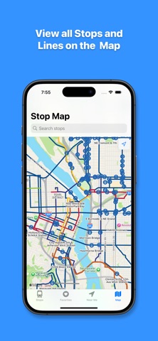 Portland Bus: TriMet Tracker iPhone screenshot