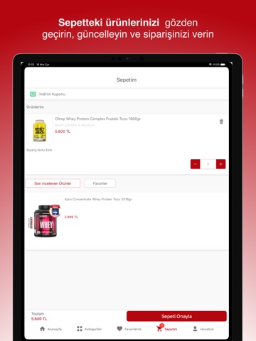 Protein7 iPad screenshot