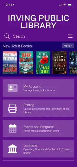 Irving Public Library (IPL) screenshot 1