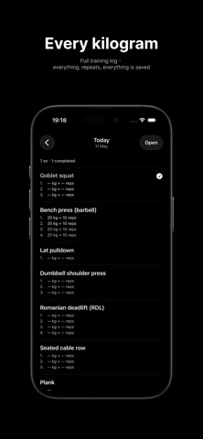 Freya: Workout Planner Screenshot 5 of 6