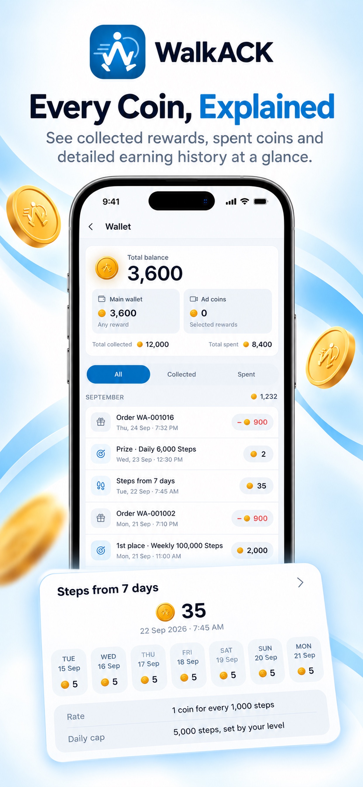 Screenshot 5 of WalkACK: Walk & Get Rewards
