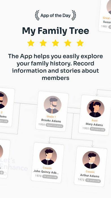 MyFamilyTree: Family History Screenshot