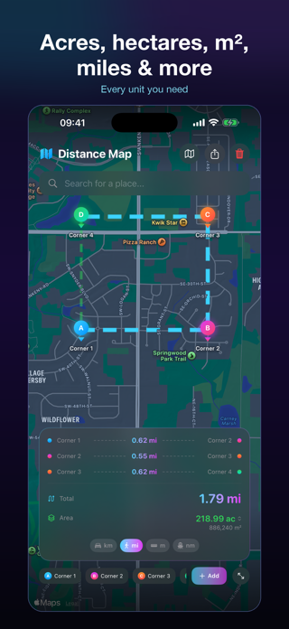 Distance Map - Area Measure Screenshot 4 of 5
