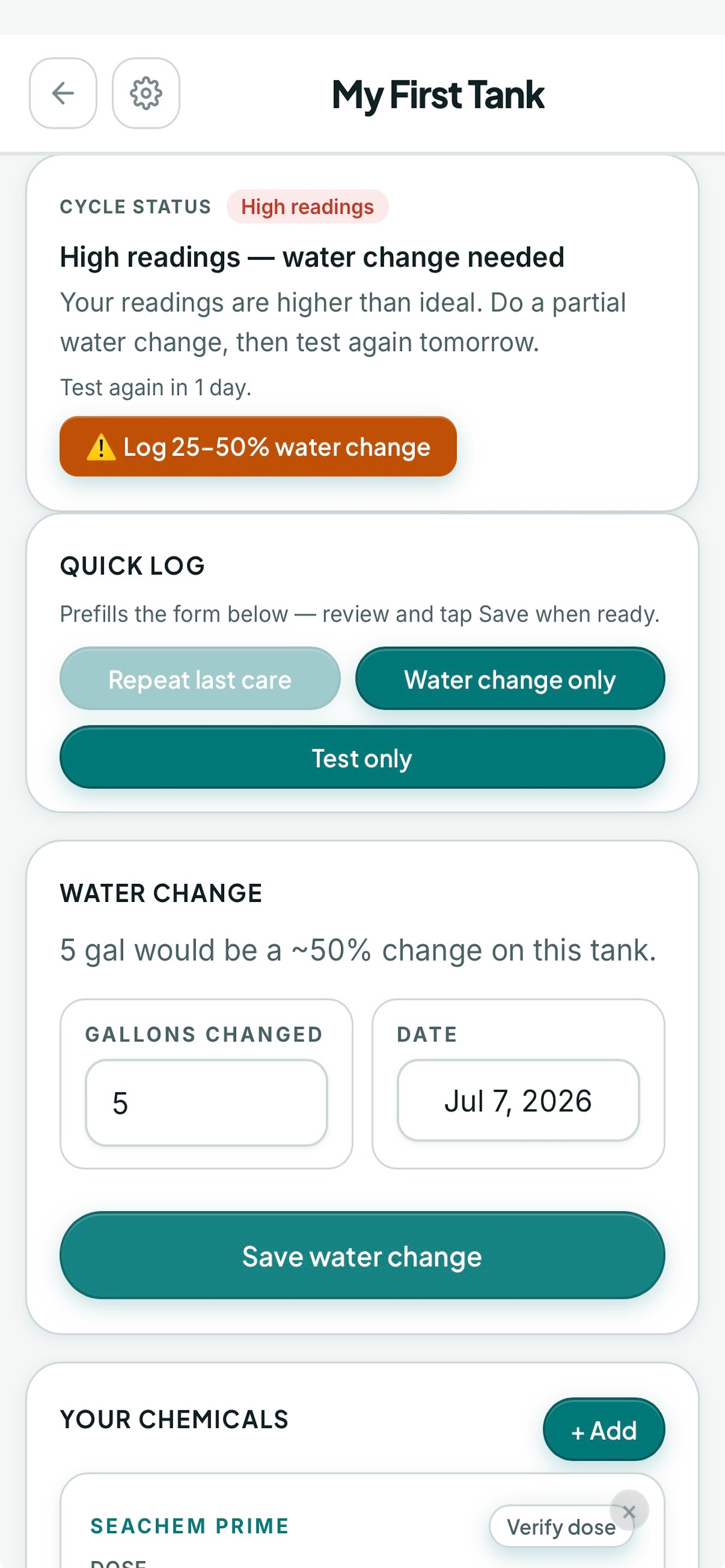 Tank Care Buddy screenshot 4