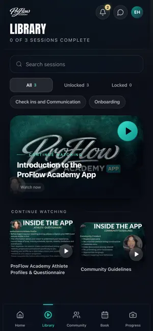 ProFlow Academy App screenshot 2