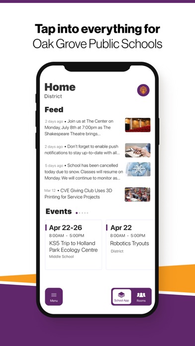 Oak Grove Schools Screenshot 1 - AppWisp.com