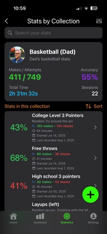 Make Or Miss: Shot Tracker screenshot