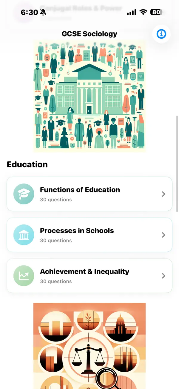 Screenshot #3 pour GCSE Sociology Quiz