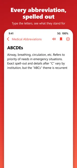 Medical Abbreviations Offline screenshot 2