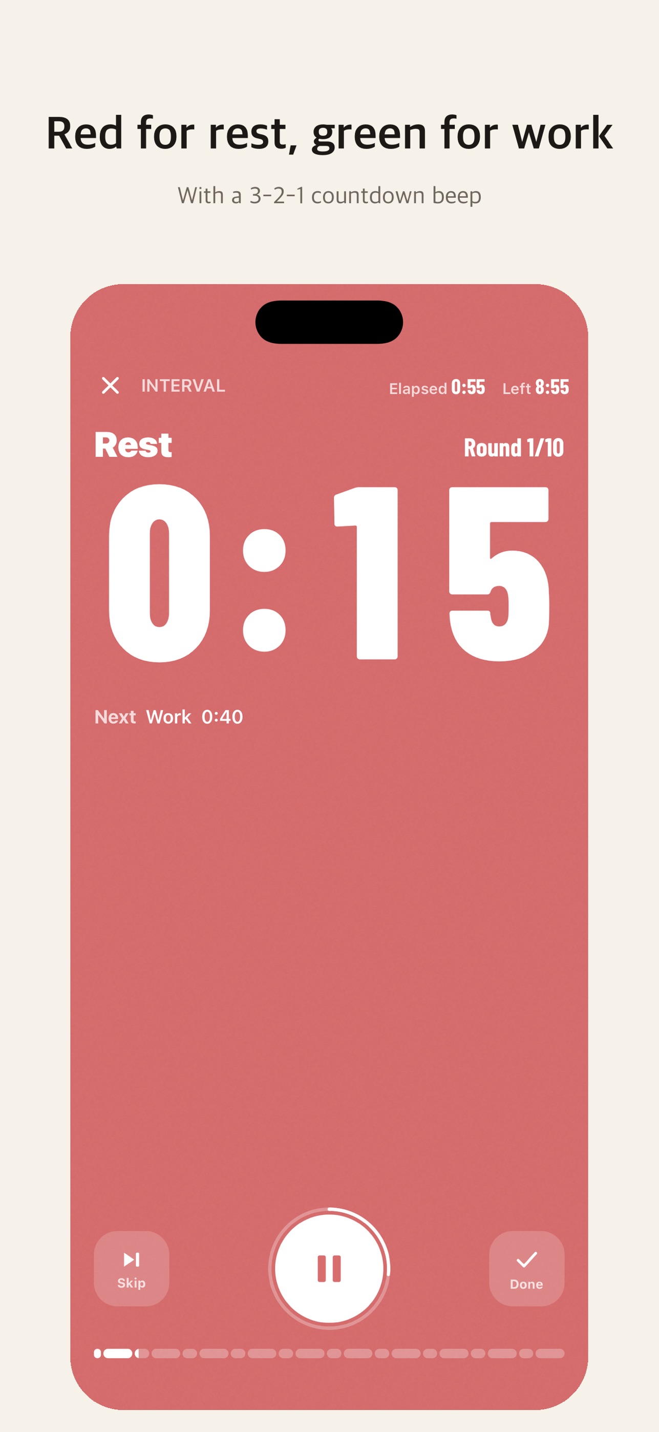 Screenshot 5 of Pacebell: Interval Timer