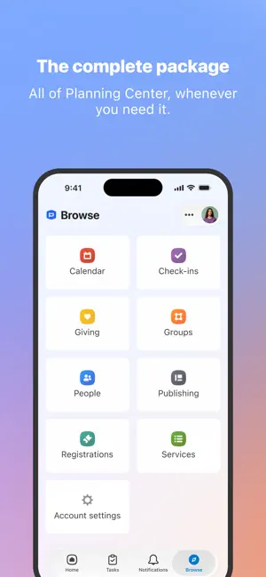 Planning Center screenshot 4