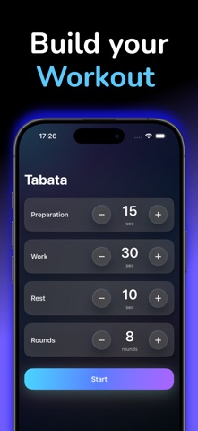 Tabata Pro - HIIT & CrossFit iPhone screenshot