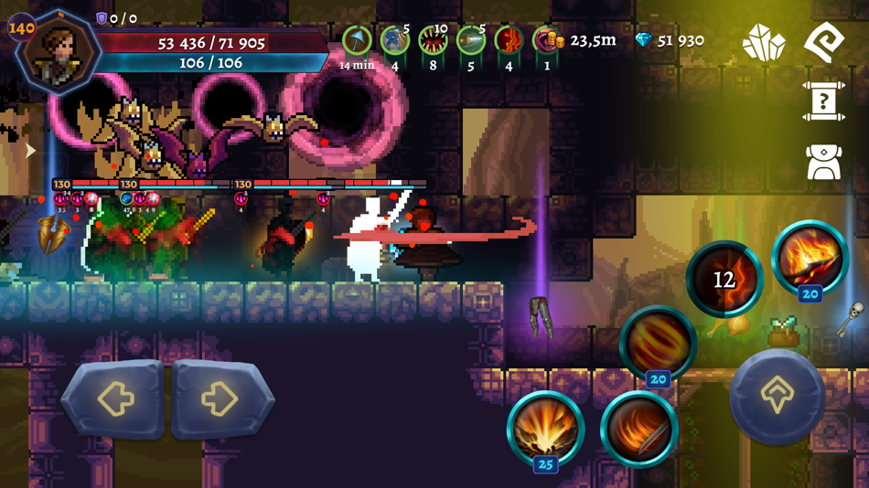 #3. Darkrise - Pixel Action RPG (iOS) 由: Viktor Chokov