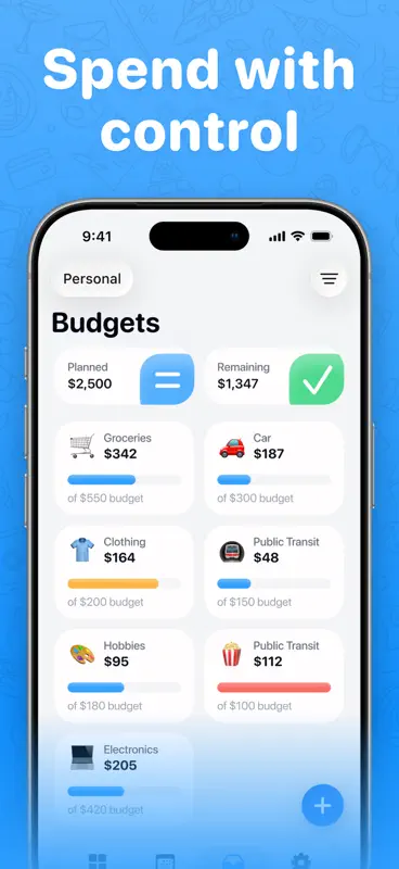 Budjetly: Budget Planner screenshot 5 of 7