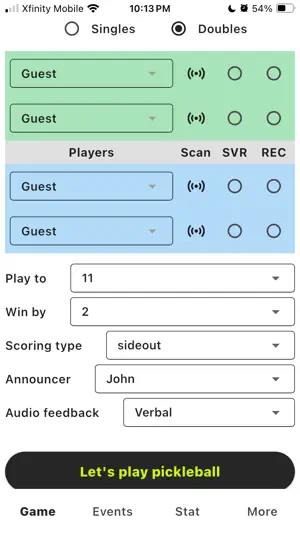 Pickleball Companion screenshot 1