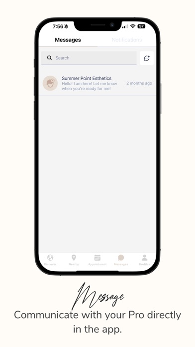 Lellie Beauty Booking Screenshot