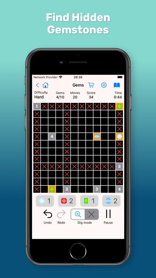 #1. Gems - The Puzzle Game (iOS) 由: Andrius Prieskienis
