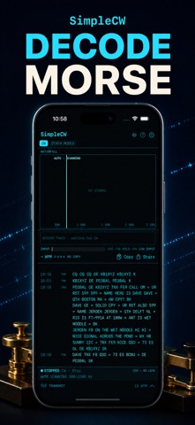 SimpleCW: Morse Decoder Screenshot 1 of 5