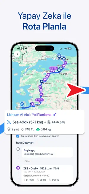 Lixhium: Tüm Şarj İstasyonları iPhone screenshot 3